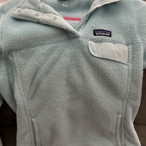 Patagonia Sky Blue Snap Fleece